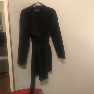 Banana Republic Black belted robe coat xs